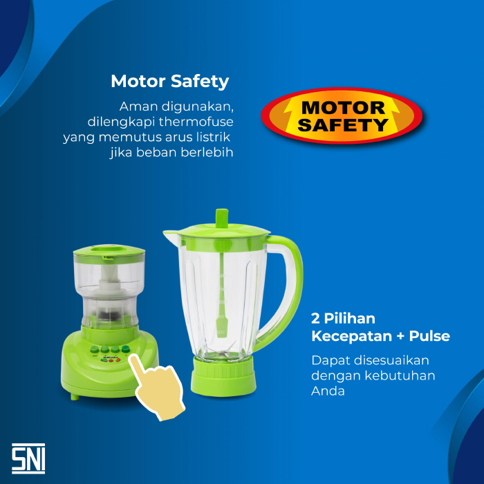 Miyako Chopper Blender 1.5 Liter - CH501PF/AP | CH-501PF/AP